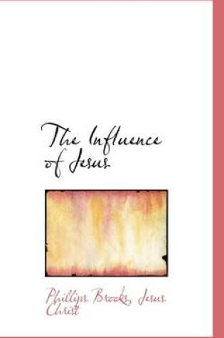 Cover of The Influence of Jesus