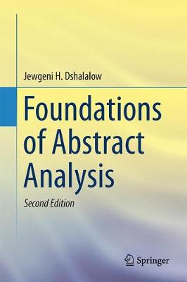 Book cover for Foundations of Abstract Analysis