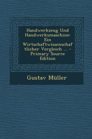 Cover of Handwerkzeug Und Handwerksmaschine