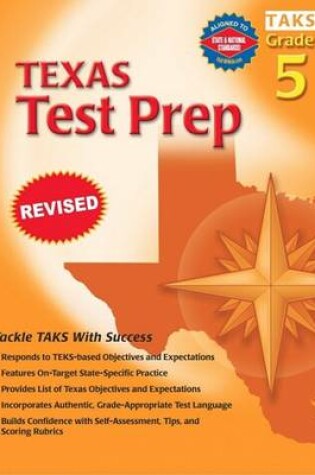 Cover of Spectrum Texas Test Prep, Grade 5