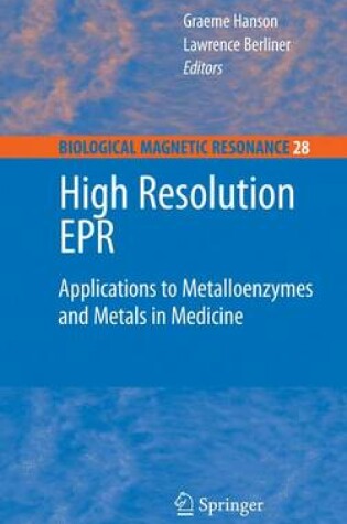 Cover of High Resolution Epr