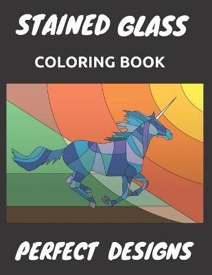 Book cover for Stained Glass Coloring Book