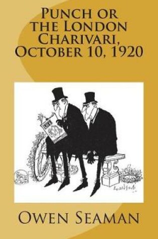 Cover of Punch or the London Charivari, October 10, 1920