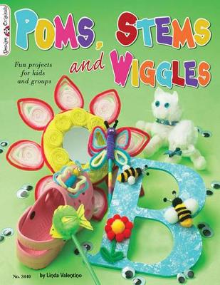 Book cover for Poms, Stems and Wiggles