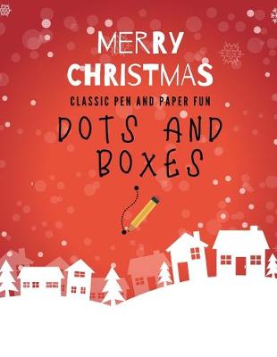 Book cover for merry Christmas dots and boxes