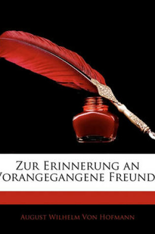 Cover of Zur Erinnerung an Vorangegangene Freunde