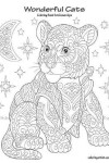 Book cover for Wonderful Cats Coloring Book for Grown-Ups