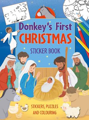 Book cover for Donkeys First Christmas