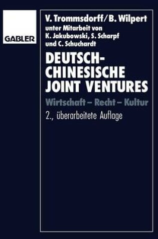 Cover of Deutsch-chinesische Joint Ventures