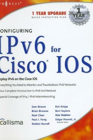 Cover of Configuring IPv6 For Cisco IOS