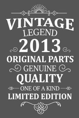 Book cover for Vintage Legend 2013 Original Parts