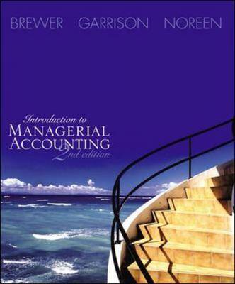 Book cover for Introduction to Managerial Accounting