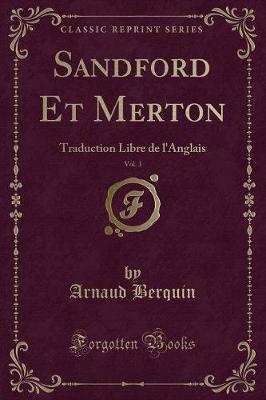 Book cover for Sandford Et Merton, Vol. 3