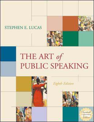 Book cover for The Art of Public Speaking (NAI, text-alone)