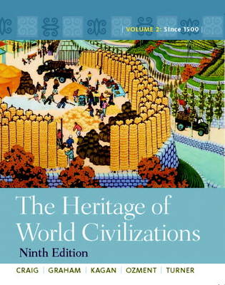 Book cover for Heritage of World Civilizations, The:Volume 2 plus MyHistoryLab Access Card
