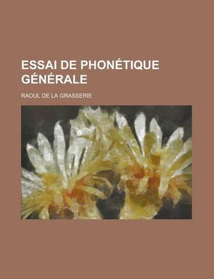 Book cover for Essai de Phonetique Generale