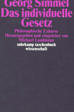 Cover of Das Individuelle Gesetz