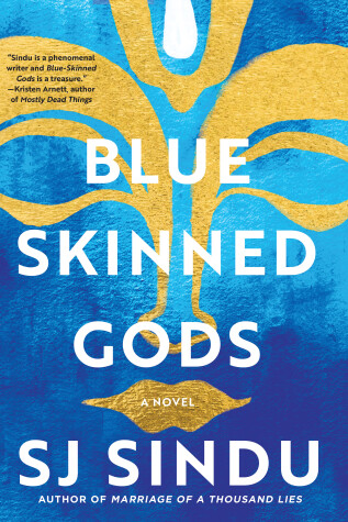 Book cover for Blue-Skinned Gods