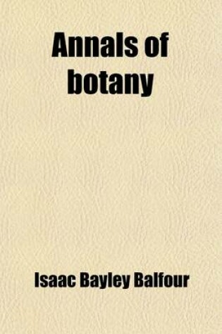 Cover of Annals of Botany (Volume 5)