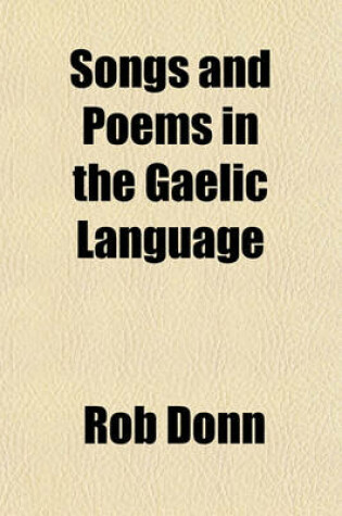 Cover of Songs and Poems in the Gaelic Language