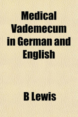 Cover of Medical Vademecum in German and English