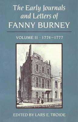 Book cover for Early Journals and Letters of Fanny Burney, Volume 2