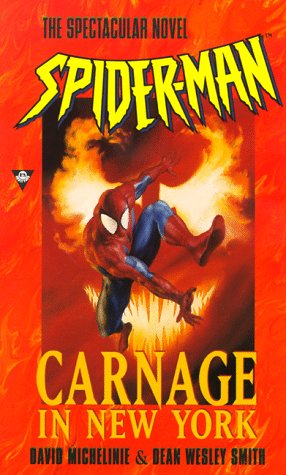Book cover for Spiderman: Carnage in New York