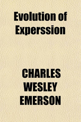 Book cover for Evolution of Experssion