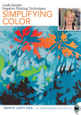 Book cover for Linda Kemp's Negative Painting Techniques, Simplifying Color