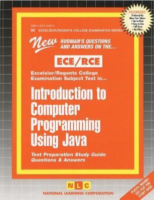 Book cover for Introduction to Computer Programming (using Java)