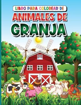 Book cover for Libro para Colorear de Animales de Granja