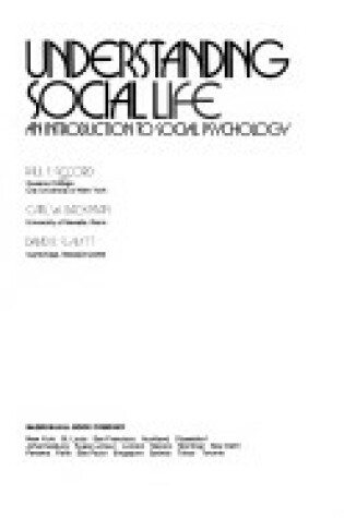 Cover of Understanding Social Life