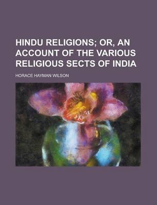 Book cover for Hindu Religions