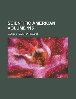 Book cover for Scientific American Volume 115