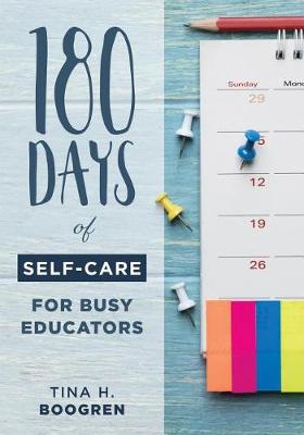 Book cover for 180 Days of Self-Care for Busy Educators