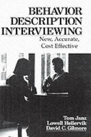 Cover of Behavior and Descriptive Interviewing