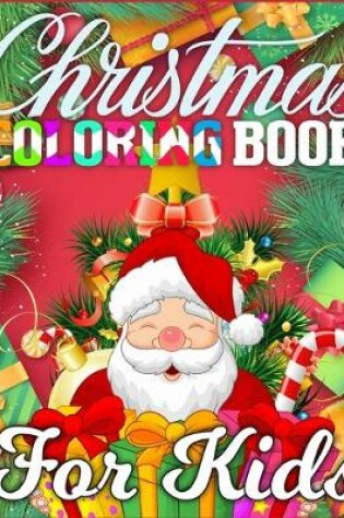 Cover of Christmas coloring book for kids