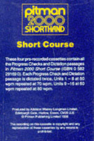 Cover of Pitman 2000 Shorthand Short Course Cassette 3