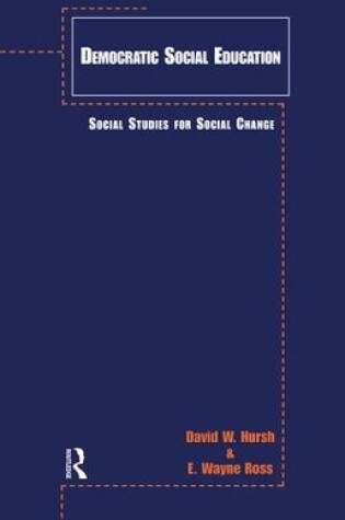 Cover of Democratic Social Education