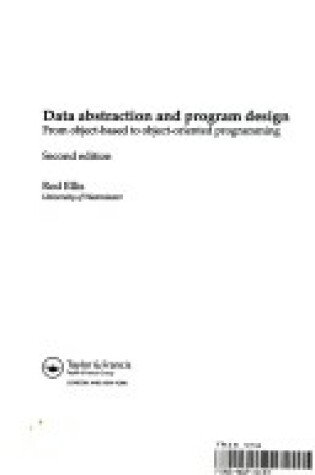 Cover of Data Abstraction And Program Design