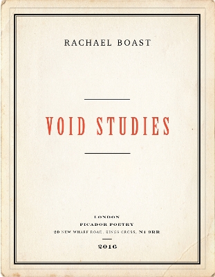 Book cover for Void Studies