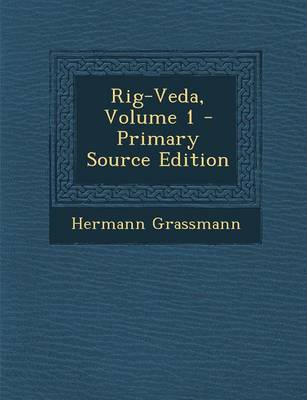 Book cover for Rig-Veda, Volume 1