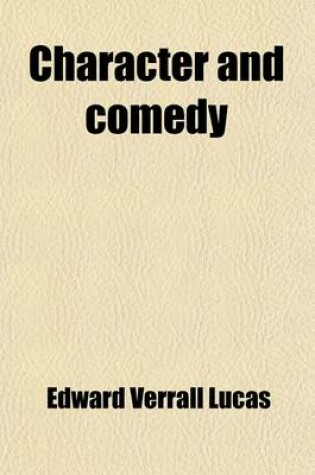 Cover of Character and Comedy