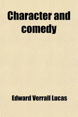 Book cover for Character and Comedy