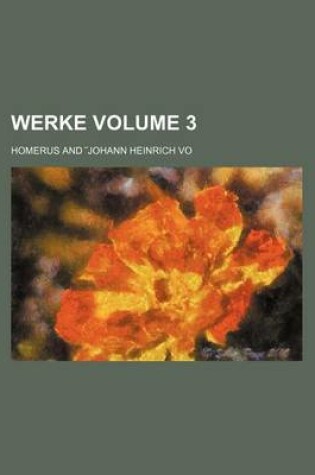 Cover of Werke Volume 3