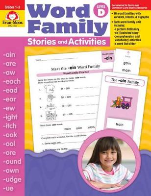 Book cover for Word Family Stories & Activities Level D