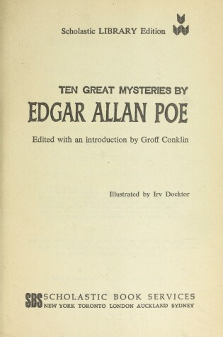 Cover of Ten Great Mysteries by Edgar Allan Poe