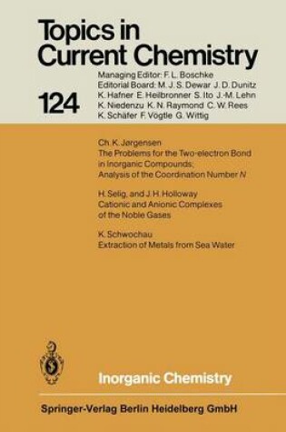 Cover of Inorganic Chemistry