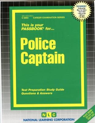 Book cover for Police Captain