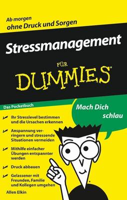 Cover of Stressmanagement fur Dummies Das Pocketbuch